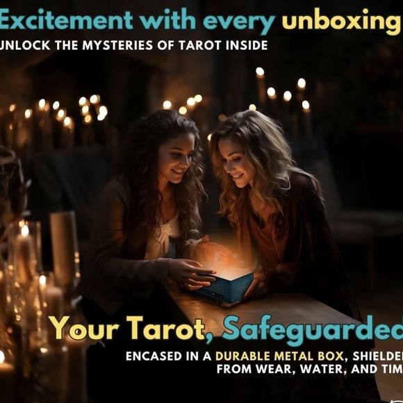 Tarot 4 All Deck with Tin Box Deluxe 78 Tarot Cards - Picture 7 of 8